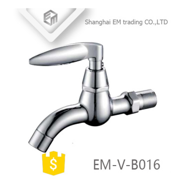 EM-V-B016 Chromed polishing long neck brass washing machine bibcock